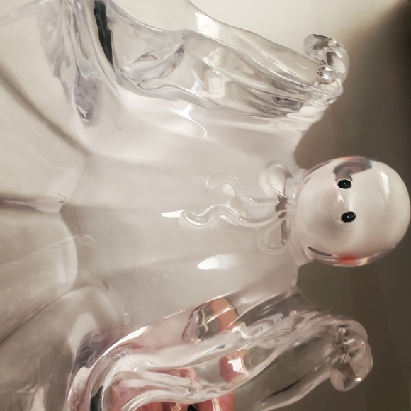 Halloween Clear Ghost Candy Dish. Plastic. - Picture 9 of 10
